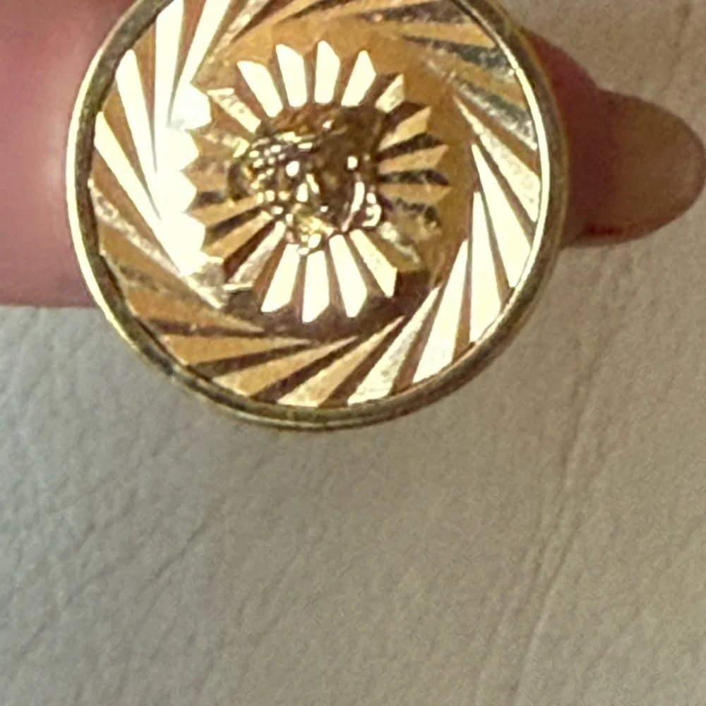 Versace Gold Medusa Logo Necklace with Versace 20 in Chain - Picture 3 of 5